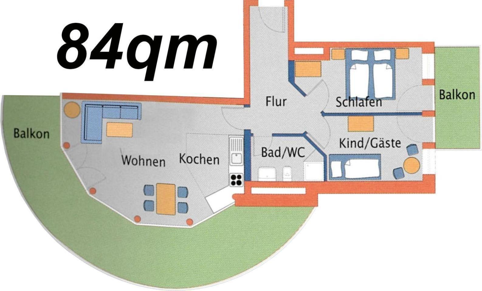 库克斯港Strandhaus-Nordseebrandung-Fewo-D1-5公寓 外观 照片